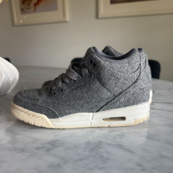 🧶 Air Jordan 3 Retro Wool (GS) – Size 4Y (Women’s 5.5) - Picture 3 of 5